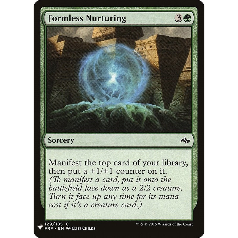 Formless Nurturing [LIST - 129]