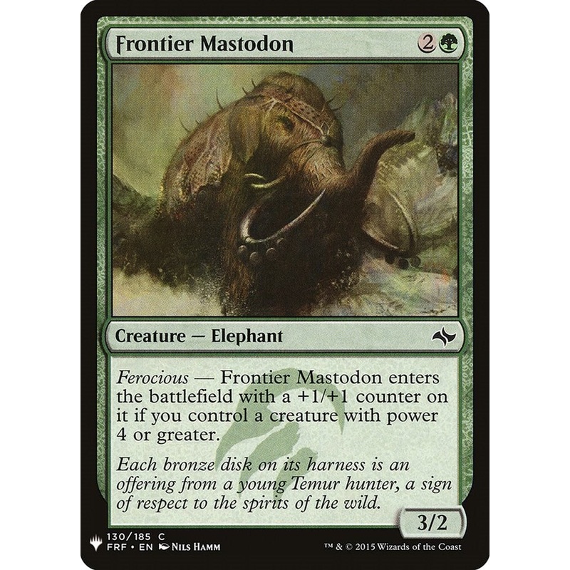 Frontier Mastodon [LIST - 130]
