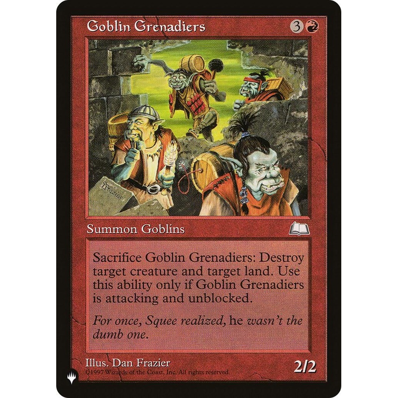 Goblin Grenadiers [LIST]