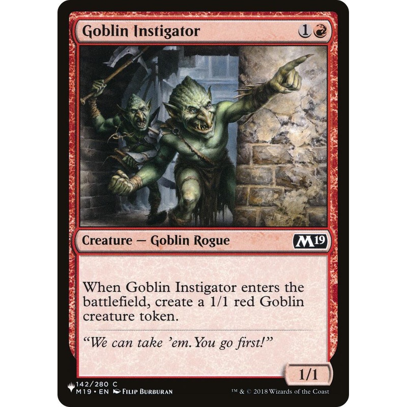 Goblin Instigator [LIST - 142/280]