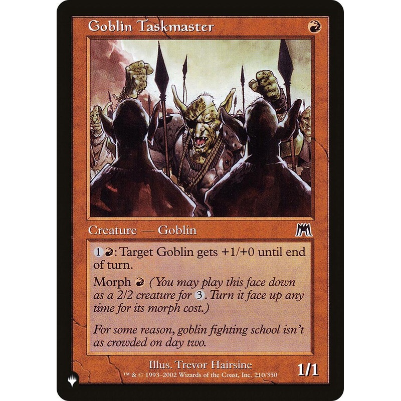 Goblin Taskmaster [LIST - 210/350]
