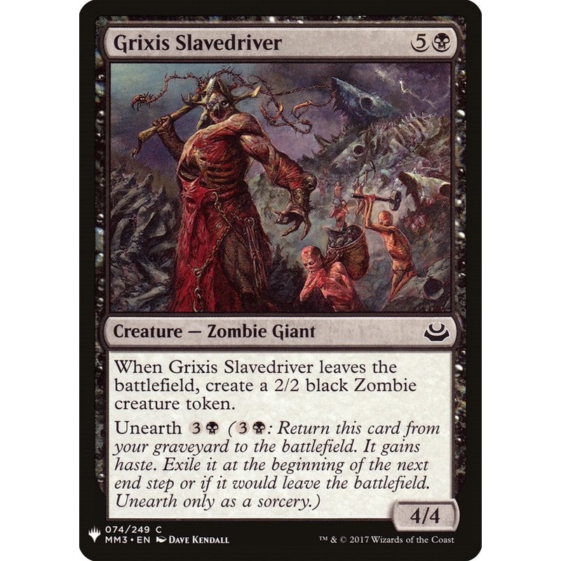 Grixis Slavedriver [LIST - 74]