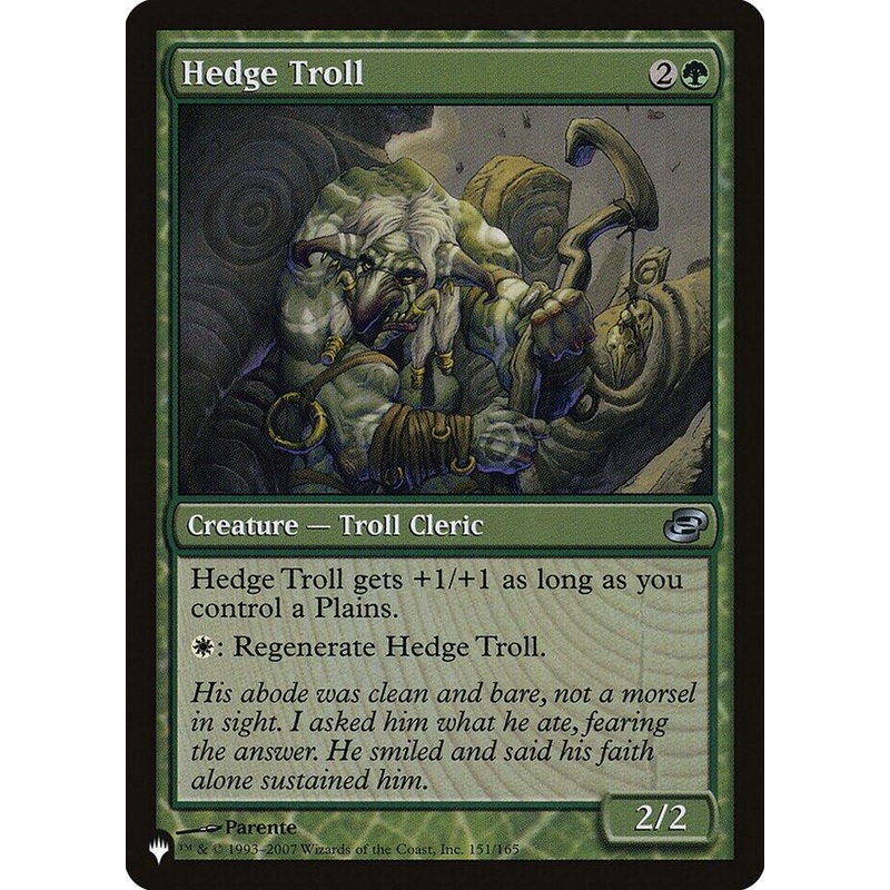 Hedge Troll [LIST - 151/165]