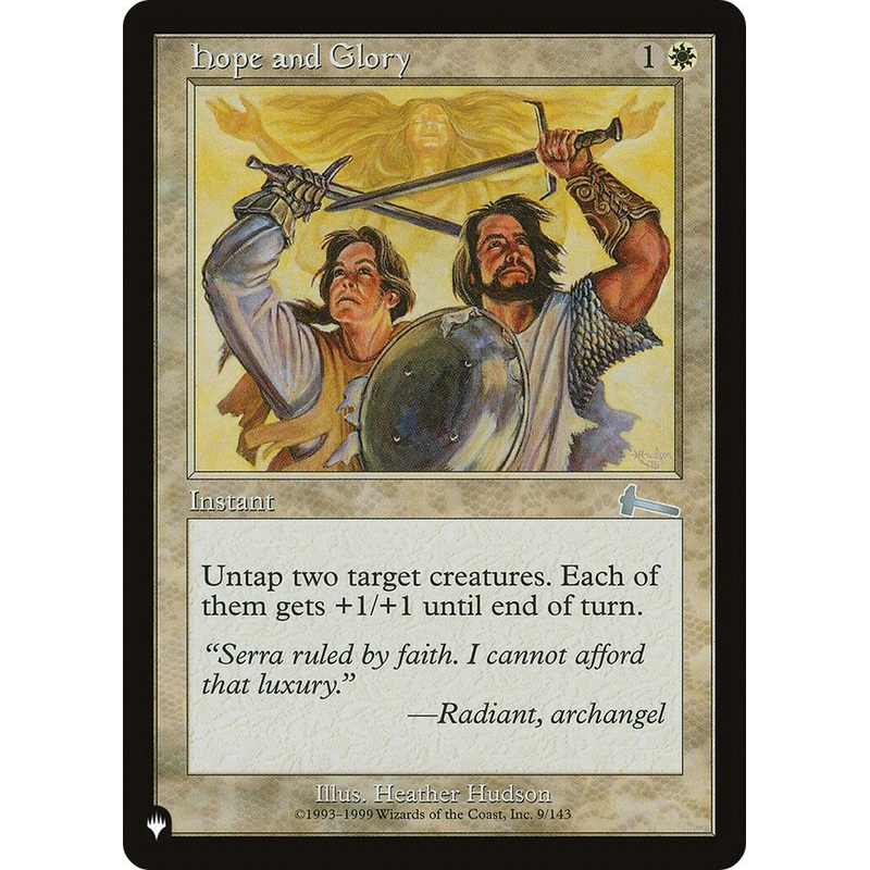 Hope and Glory [LIST - 9/143]