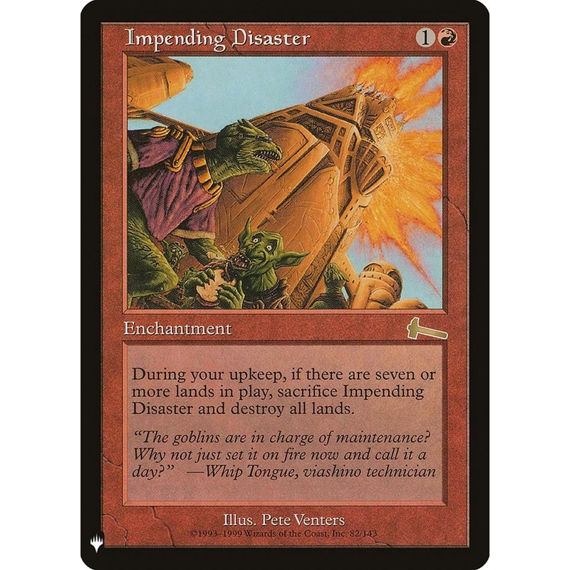 Impending Disaster [LIST - 82]