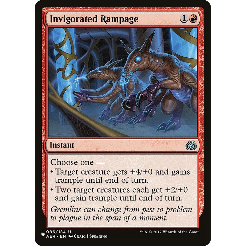 Invigorated Rampage [LIST - 086/184]