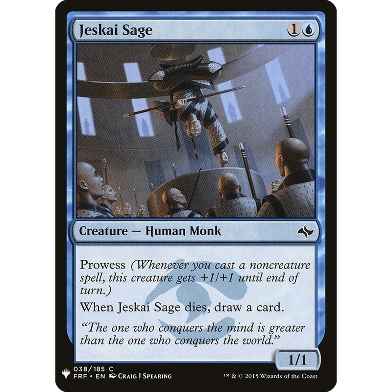 Jeskai Sage [LIST - 38]