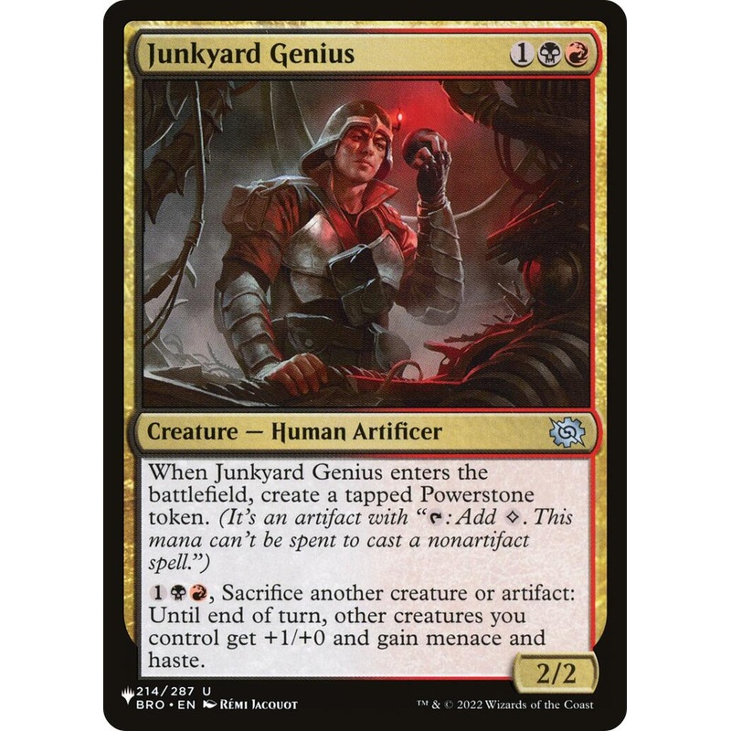 Junkyard Genius [LIST - 214/012]