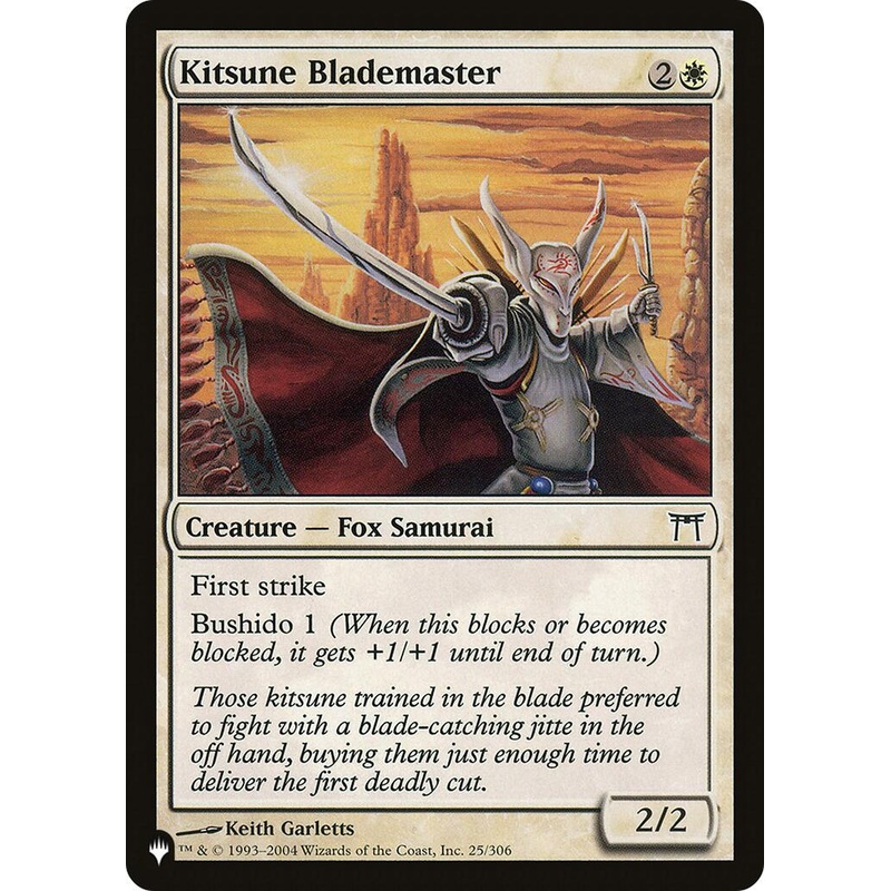 Kitsune Blademaster [LIST - 25/306]