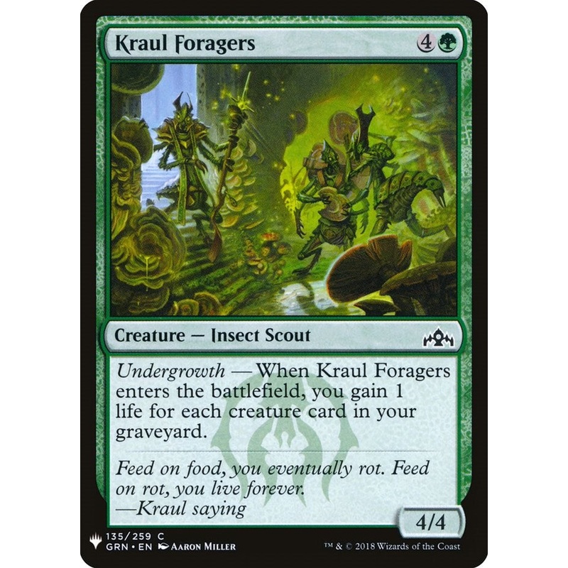 Kraul Foragers [LIST - 135]