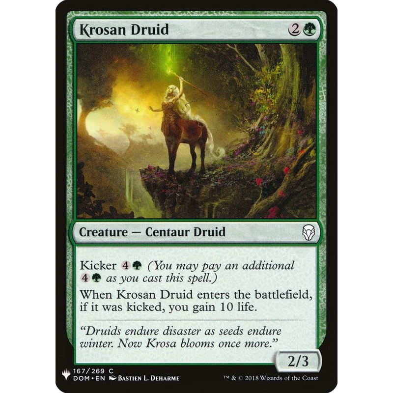 Krosan Druid [LIST - 167]