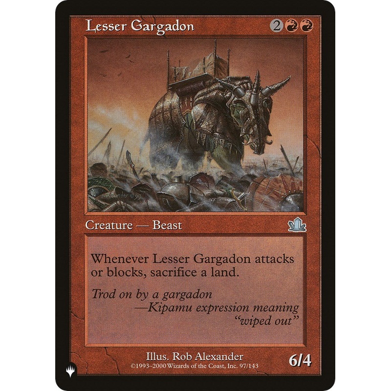 Lesser Gargadon [LIST - 97/143]