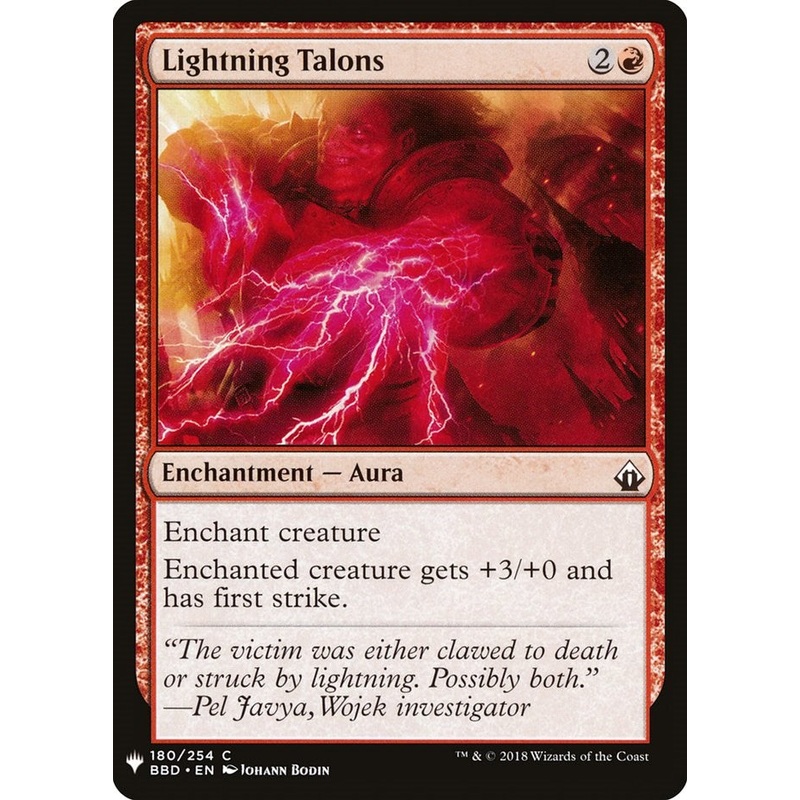 Lightning Talons [LIST - 180]