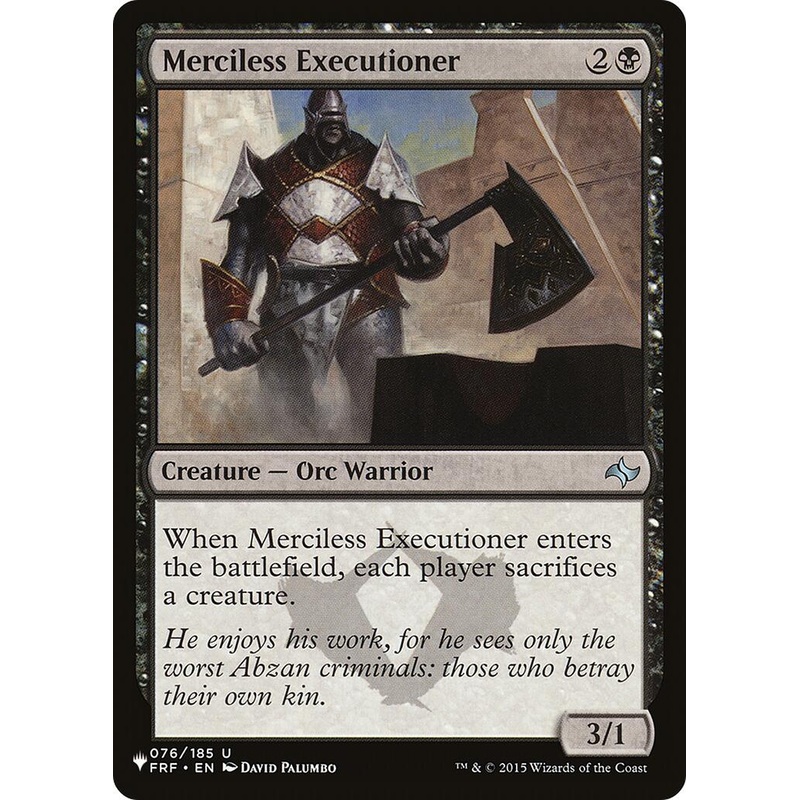 Merciless Executioner [LIST - 076/185]