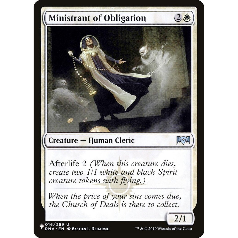 Ministrant of Obligation [LIST - 016/259]