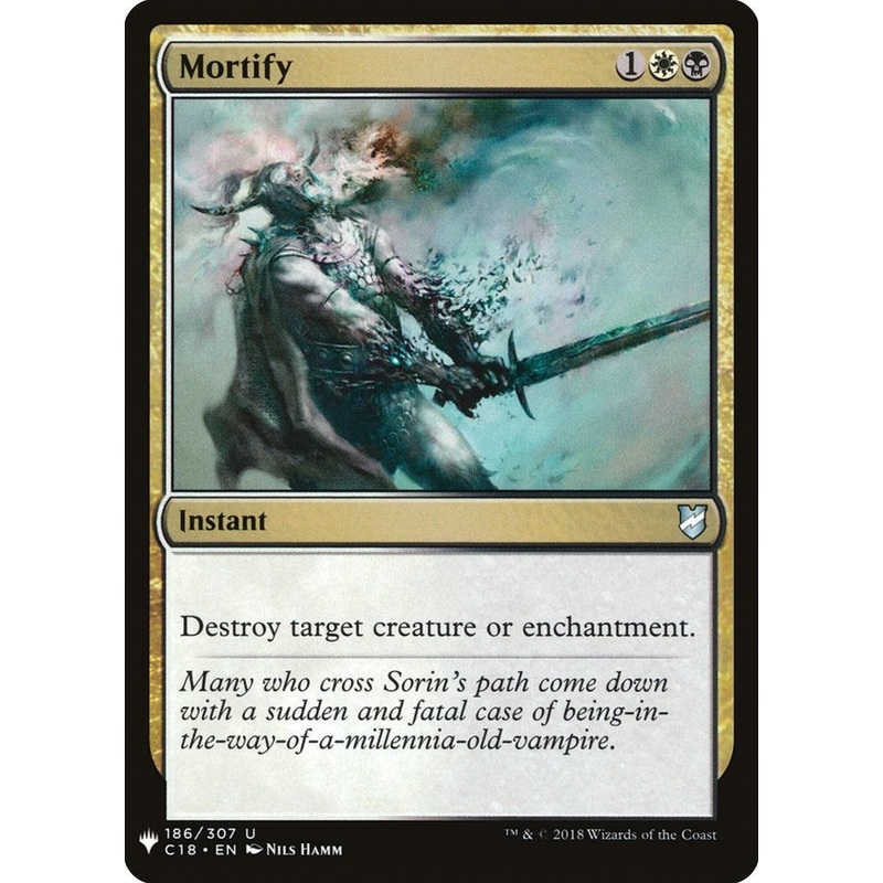 Mortify (C18) [LIST - 186]
