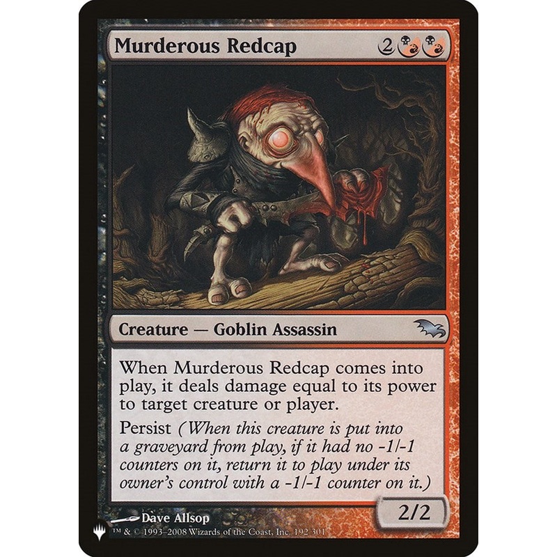 Murderous Redcap [LIST - 192/301]