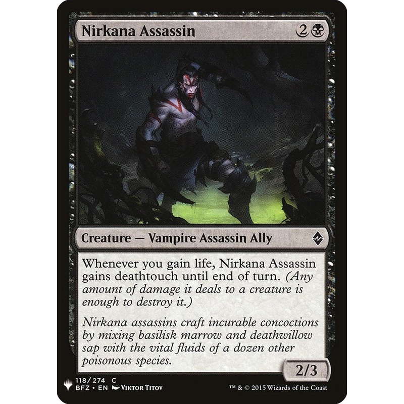 Nirkana Assassin [LIST - 118]