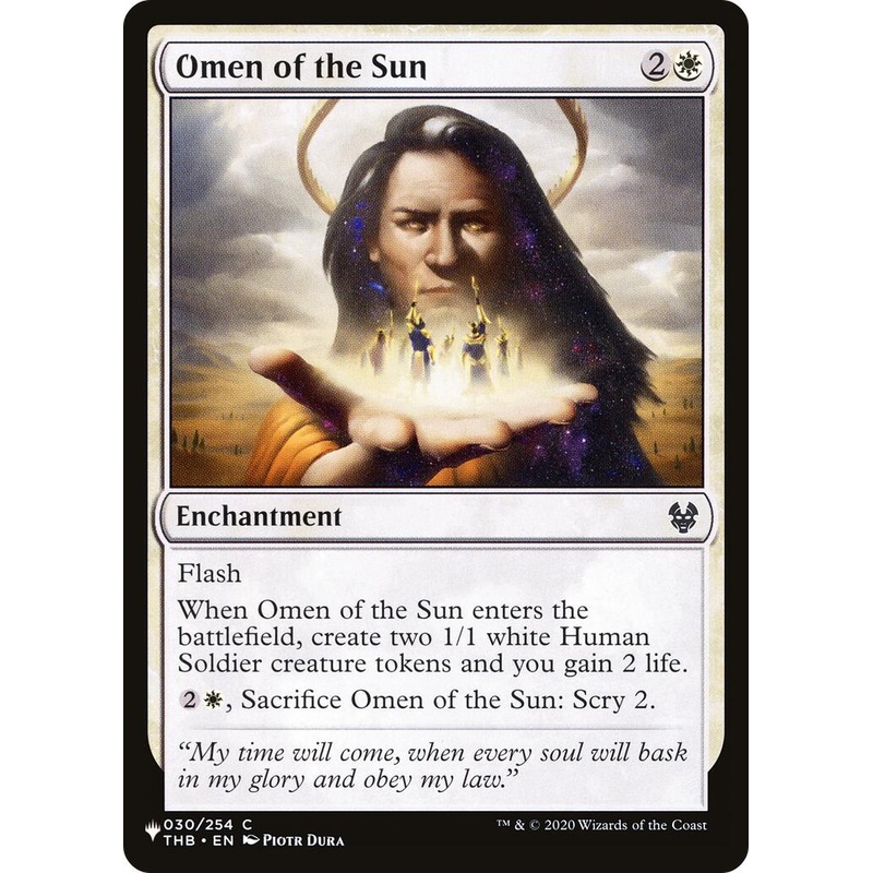 Omen of the Sun [LIST - 030/254]