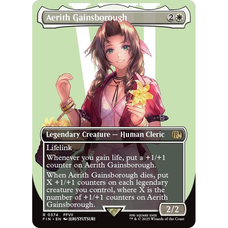 Aerith Gainsborough (Borderless) [FIN - 374]