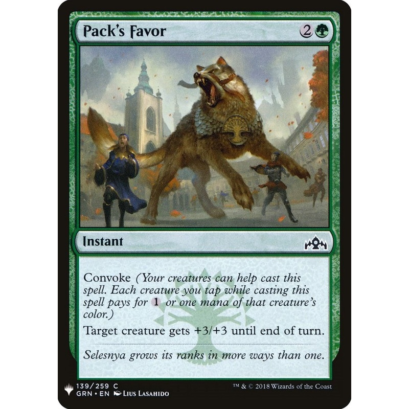 Pack's Favor [LIST - 139]