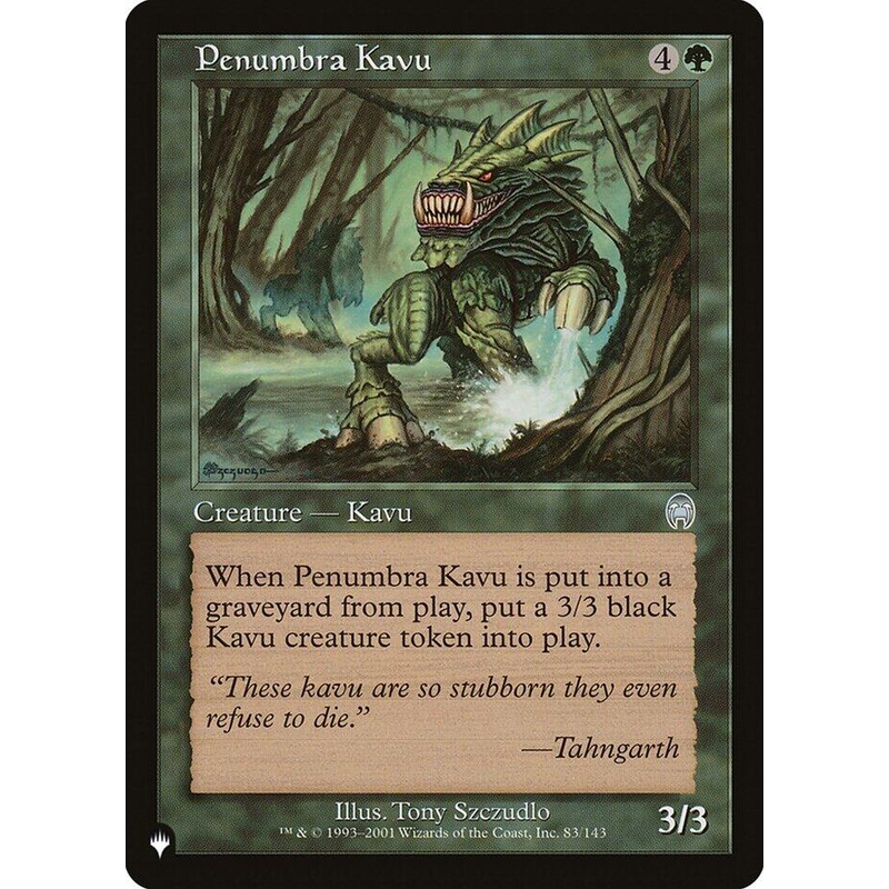 Penumbra Kavu [LIST - 83/143]