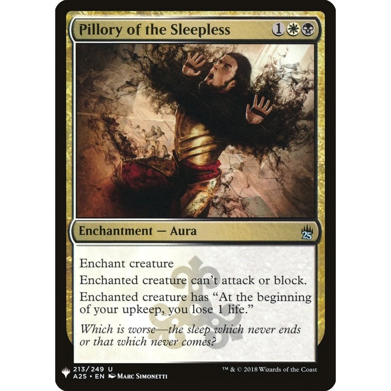 Pillory of the Sleepless [LIST - 213]