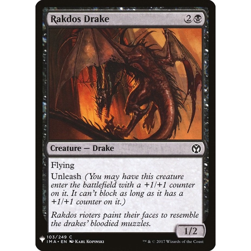 Rakdos Drake [LIST - 103]