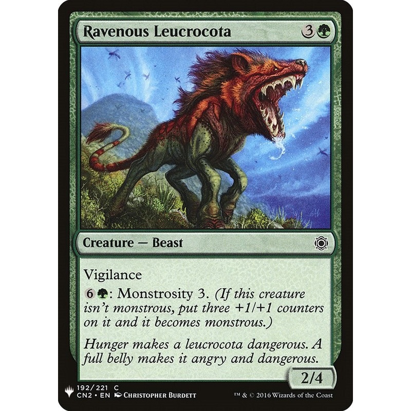 Ravenous Leucrocota [LIST - 192]