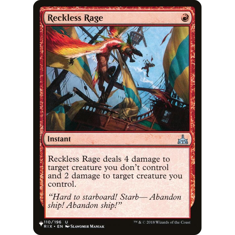 Reckless Rage [LIST - 110/196]