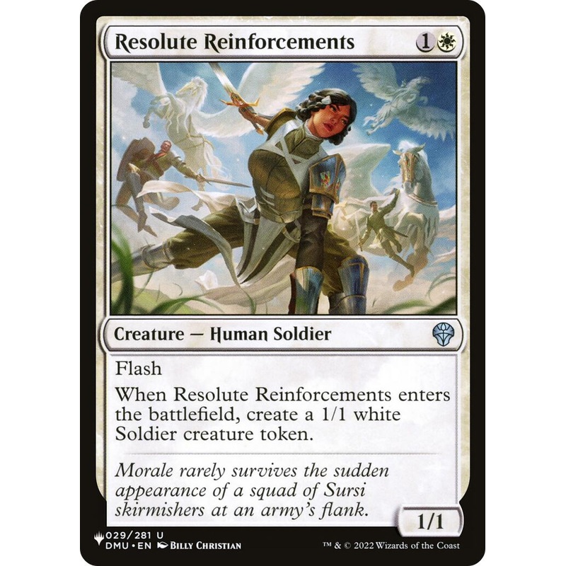 Resolute Reinforcements [LIST - 029/281]