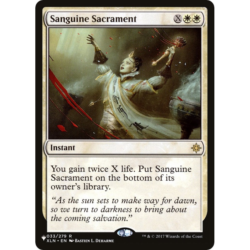 Sanguine Sacrament [LIST - 033/279]