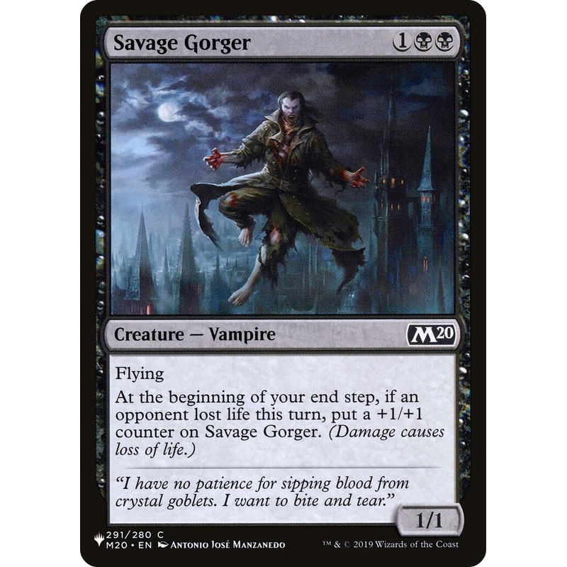 Savage Gorger [LIST - 291/280]