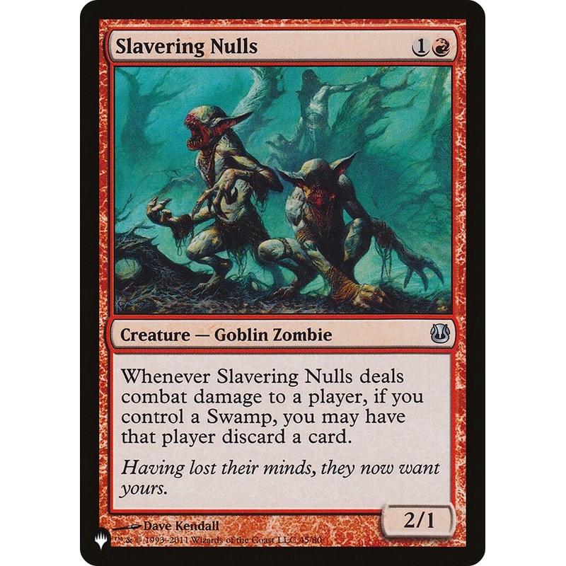 Slavering Nulls [LIST - 45/80]