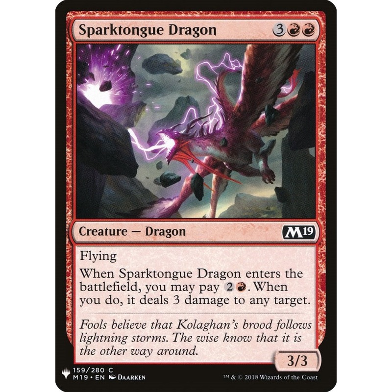 Sparktongue Dragon [LIST - 159]