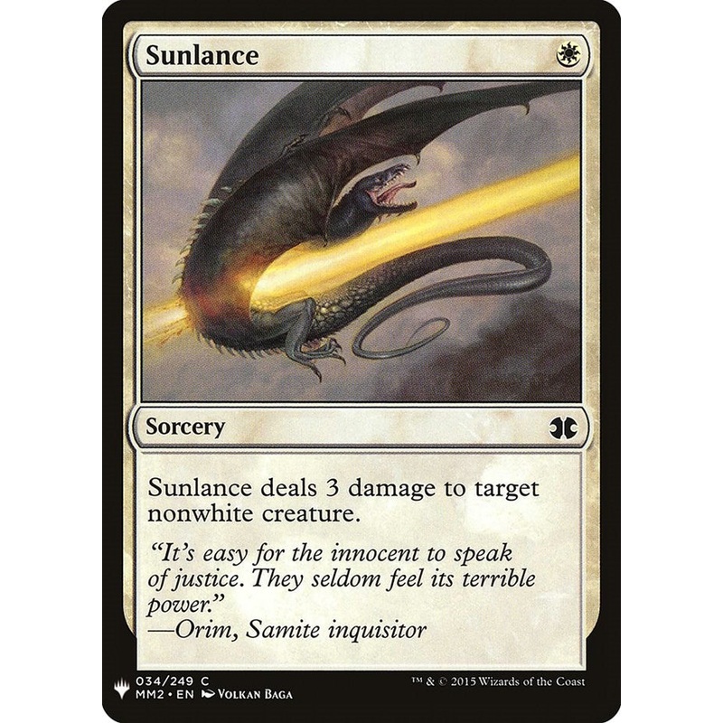 Sunlance [LIST - 34]