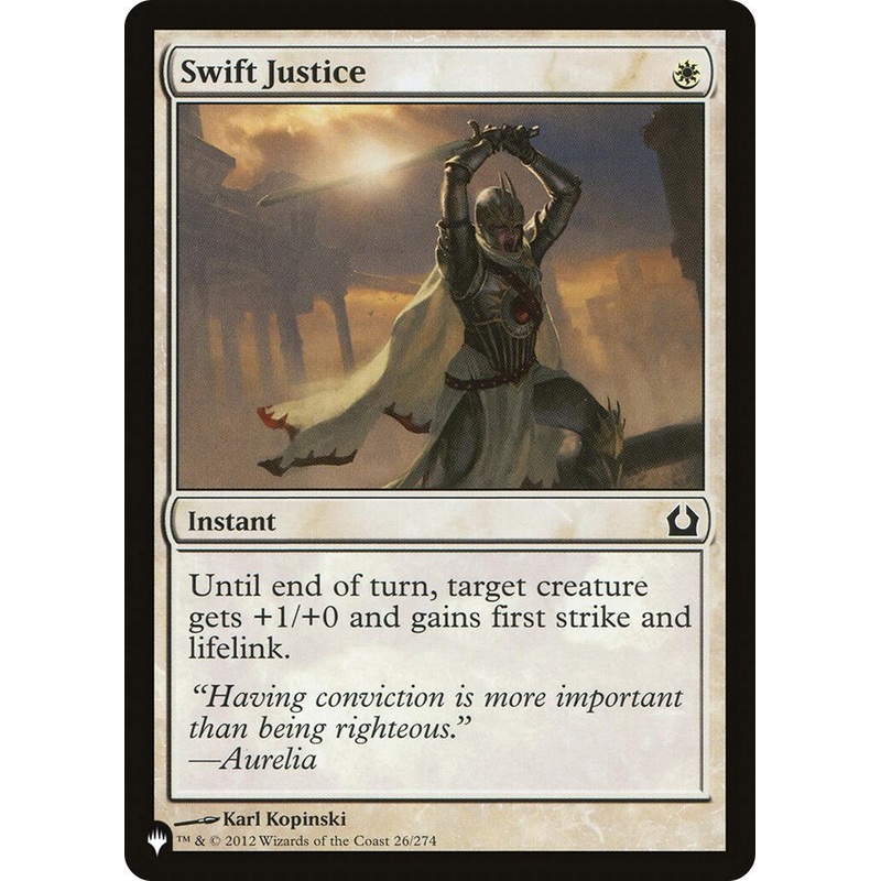 Swift Justice [LIST - 26/274]