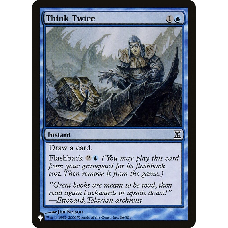 Think Twice [LIST - 86/301]