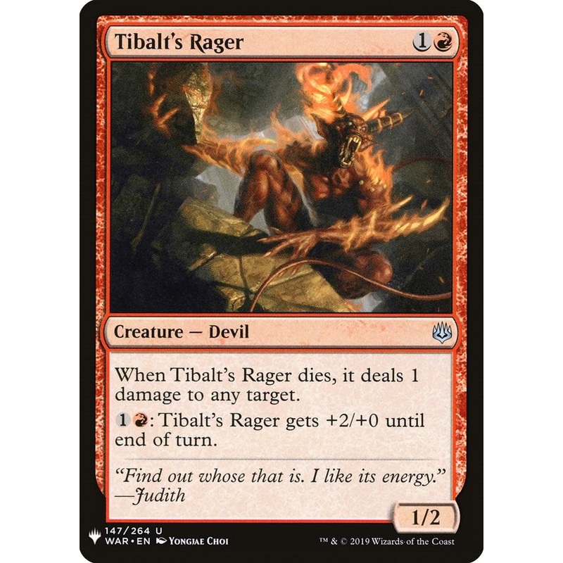 Tibalt's Rager [LIST - 147]