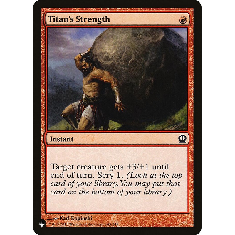 Titan's Strength [LIST - 145/249]