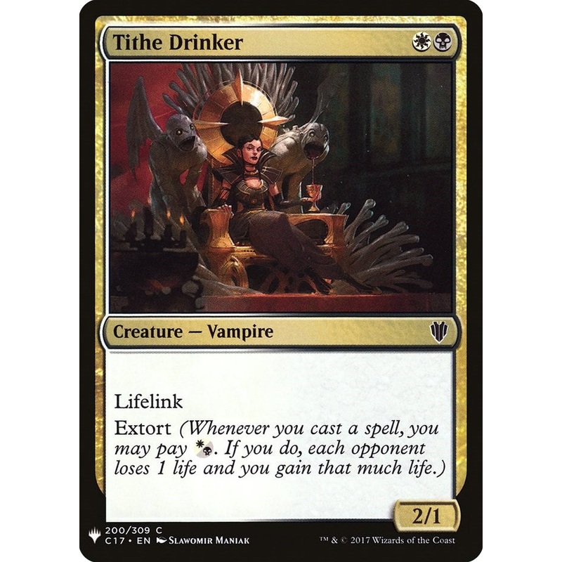 Tithe Drinker [LIST - 200]