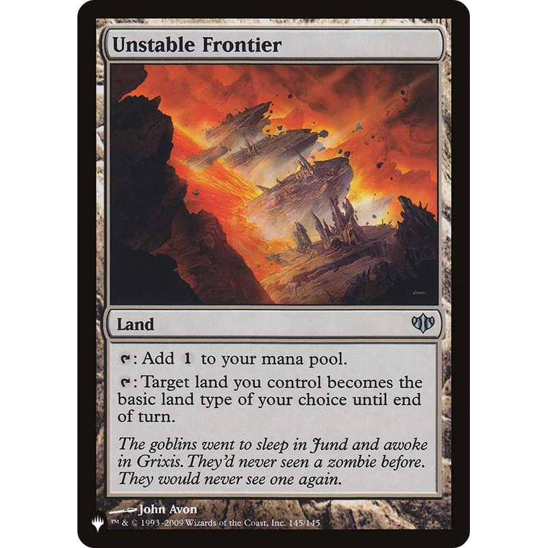 Unstable Frontier [LIST - 145/145]