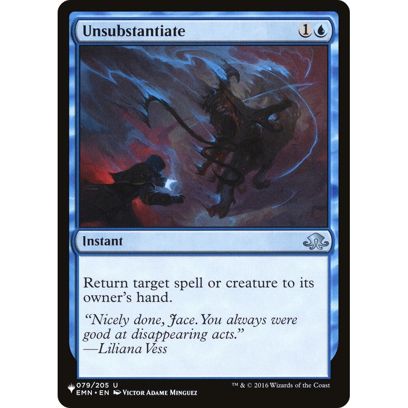 Unsubstantiate [LIST - 079/205]