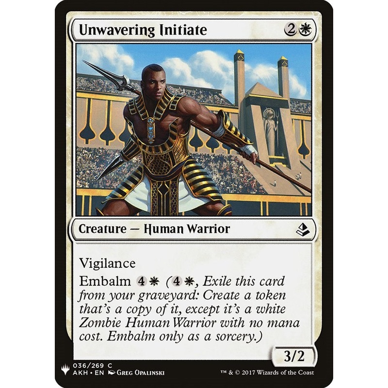 Unwavering Initiate [LIST - 36]