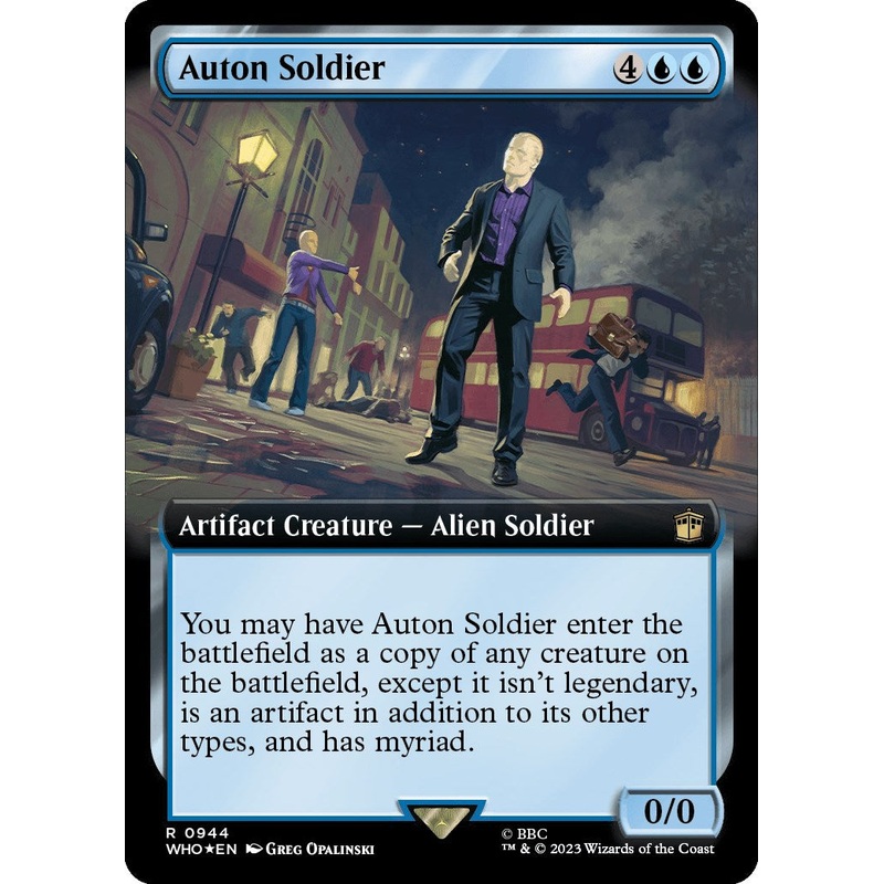 Auton Soldier (Extended Art) (Surge Foil) [WHO - 944]