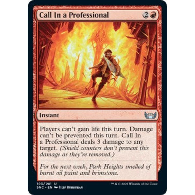 Call In a Professional [SNC - 103]