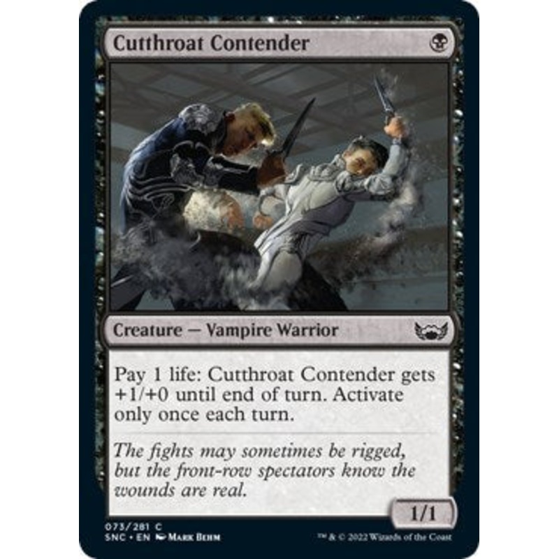 Cutthroat Contender [SNC - 73]
