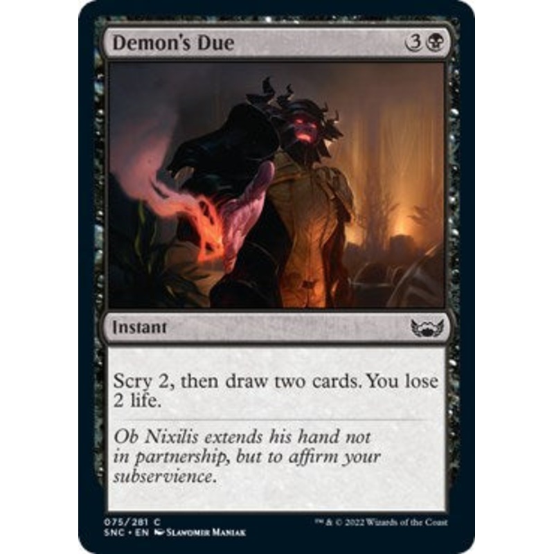 Demon's Due [SNC - 75]