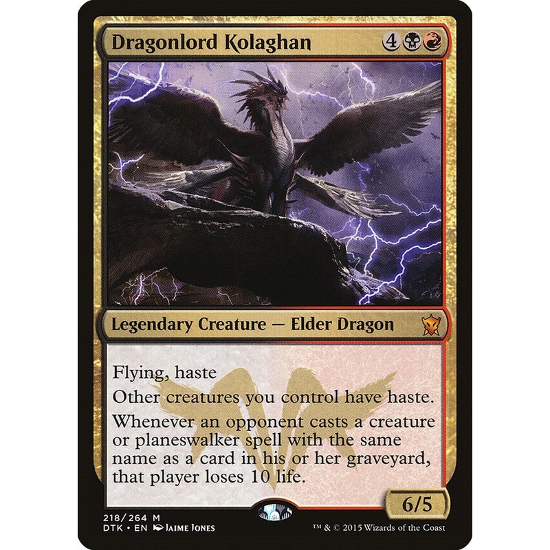 Dragonlord Kolaghan [DTK - 218]