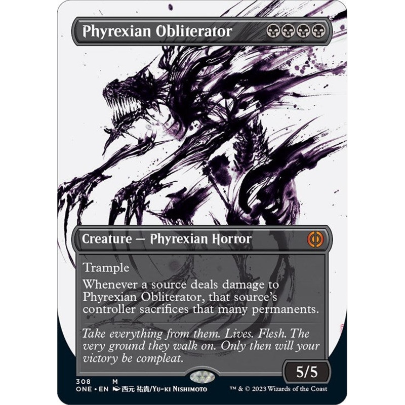 Phyrexian Obliterator (Showcase) [ONE - 308]